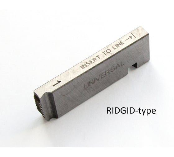 Гребенки резьбонарезные REDLI BSPT 1/2-3/4, 9Crsi (профиль 27x9.5мм) HL-21110102