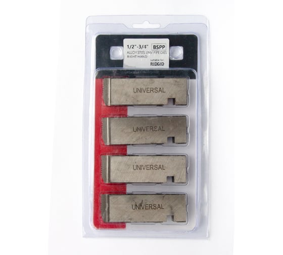 Гребенки резьбонарезные REDLI BSPP 1/2-3/4, 9Crsi (профиль 27x9.5мм, Ridgid-type) HL-22130101