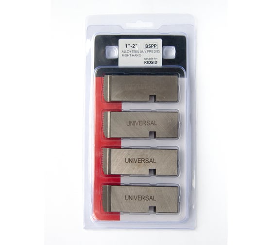 Гребенки резьбонарезные REDLI  BSPP 1-2, 9Crsi (профиль 27x9.5мм, Ridgid-type) HL-22130201