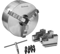 Патрон токарный Beltools 250-ПТ 3-x кулачковый (7100-0035П) К11/С6 7100-0035П с обратными кулачками ri.262.188