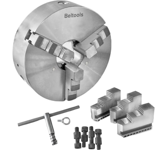 Патрон токарный Beltools 315-ПТ 3-x кулачковый (7100-0041П) К11/С8 с обратными кулачками ri.262.190