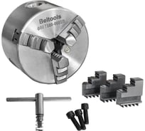 Патрон токарный 80-ПТ 3-x кулачковый (7100-0001П) К11 с обратными кулачками Beltools ri.262.175