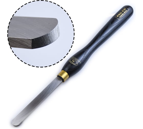Резец токарный CROWN TOOLS Crown PM, Scraper, Round Nose, 19мм, рукоять 317мм М00016308