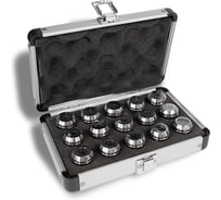 Набор цанг METALMASTER 2-16 мм ER25 DIN6499 (15 шт) 23436