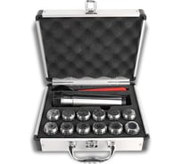 Цанговый патрон MetalMaster ER32 MT5 с набором цанг 3-20 мм (12 шт) 23443