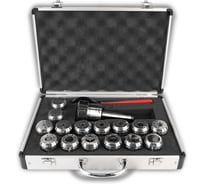 Цанговый патрон MetalMaster ER40 MT3 с набором цанг 3-26 мм (15 шт) 23438