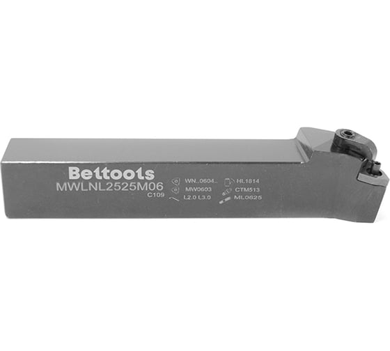 Резец проходной MWLNL 2525 M06 (25х25х150 мм; левый) Beltools ri.152.260 1
