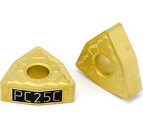 Пластина сменная 6гр "ломаный треугольник" WNMG 060408-PM PC25C упаковка 10шт Beltools ri.439.61