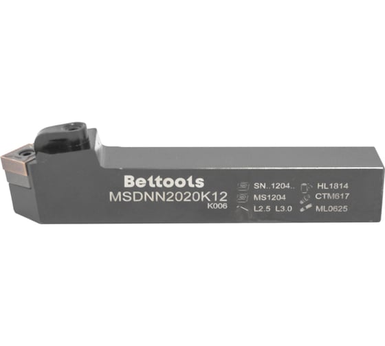 Резец проходной MSDNN 2020 К12 (20х20х125 мм) Beltools ri.424.31