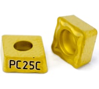 Пластина сменная ромбическая CCMT 060204-HM PC25C упаковка 10шт Beltools ri.439.150