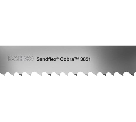 Полотно ленточное биметалл M42 COBRA (2455х27х0.9 мм; 4/6TPI) Bahco 3851-27-0.9-4/6-2455