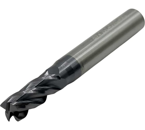 Фреза концевая твердосплавная ц/х TORNERI 1.5x4.5x50 мм z=4, хвостовик 4 мм, с покрытием AlTiN, HRC 45 Т025966 1