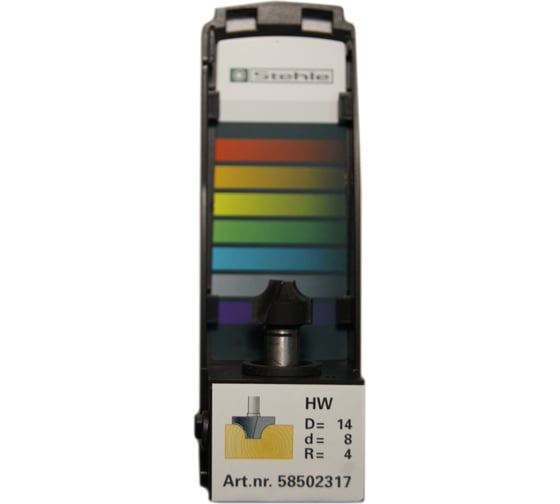 Фреза концевая калёвочная HW (14x8х45х10 мм; Z=2; R=4 ) Stehle 4030555950853 58502317