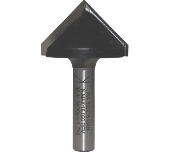 Фреза концевая гравировальная HW (32x8х54х20 мм; Z=2; 90 градусов) Stehle 4030555950686 58502275
