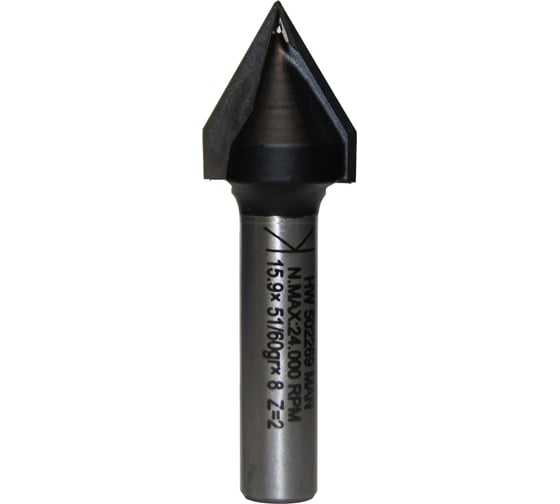 Фреза концевая гравировальная HW (15.9x8х51х16 мм; Z=2; 60 градусов) Stehle 4030555950716 58502269
