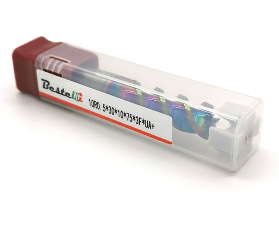 Фреза твердосплавная BESTELLI 10R0.5х30х10х75х3F UA+ CT01401130