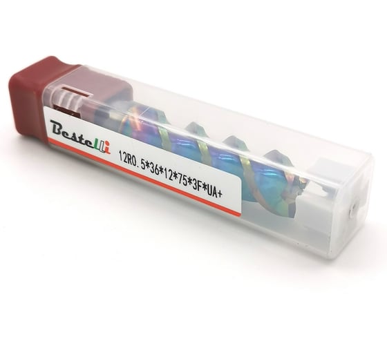 Фреза твердосплавная BESTELLI 12R0.5х36х12х75х3F UA+ CT01401133