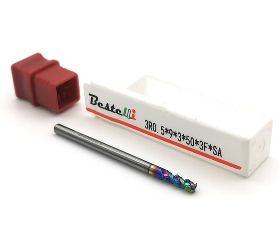 Фреза твердосплавная BESTELLI 3R0.3х9х3х50х3F SA CT01401315