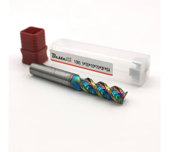 Фреза твердосплавная BESTELLI 10R0.5х30х10х75х3F SA CT01401330