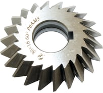 Фреза Двухугловая несимметричная 80х16х27мм, 60°(60°х15°) Р6АМ5 Z=22 CNIC 40435