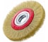 Корщетка для точила Diamond Industrial 150 x 32/25,4/22,2/19/15,88/12,7 мм мягкая латунированная проволока 0,3 мм DI DIDSHS15032 5