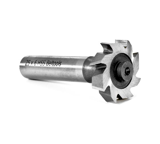 Фреза для пазов сегментных шпонок Beltools 25х6 (27х6) HSS ц/х ГОСТ 6648-79 ri.173.110 1