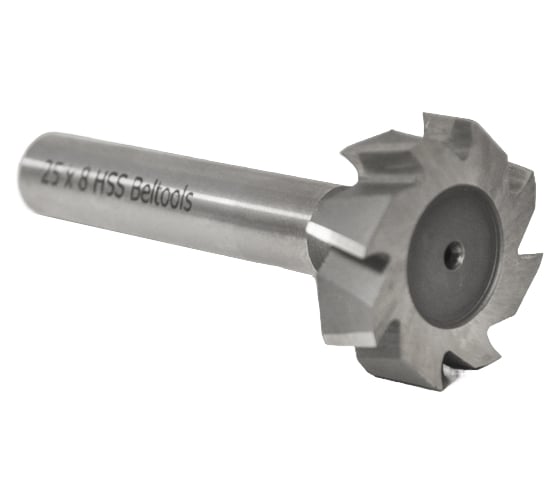 Фреза для пазов сегментных шпонок Beltools 25х8 (27х8) HSS ц/х ГОСТ 6648-79 ri.173.114 1