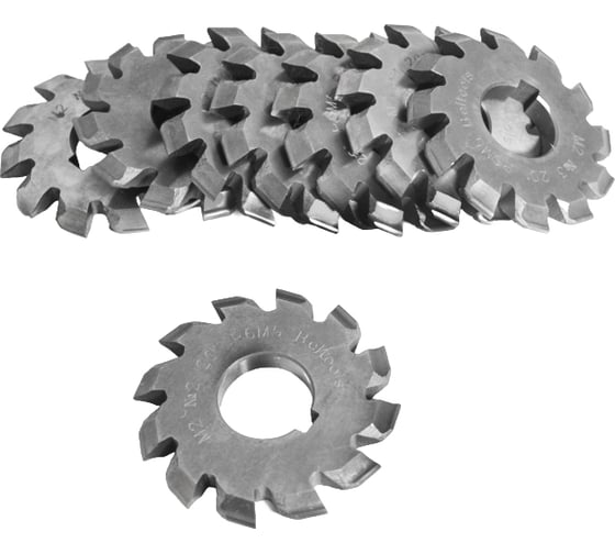 Фреза дисковая зуборезная Beltools М2 Р6М5 (8 шт) Z=12 dпос=22 D=63 ri.182.1196 1
