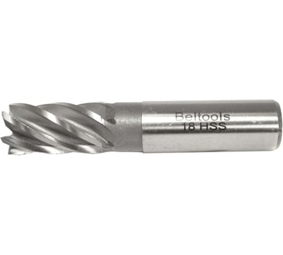 Фреза концевая Beltools 18х32х92 HSS Z=6 ц/х dхв=18мм исп1 с торцевым зубом ГОСТ 32831-2014 ri.190.623 1