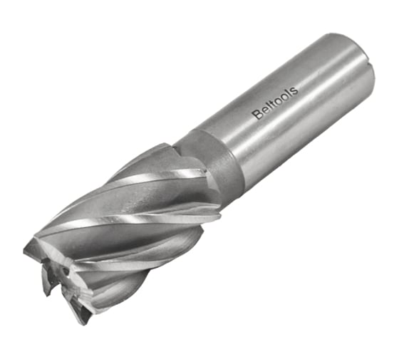Фреза концевая Beltools 32х53х175 HSS Z=6 ц/х dхв=32мм исп1 с торцевым зубом ri.190.638 1