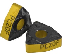 Пластина сменная шестигранная WNMG 080416-QM PC20F ломаный треугольник Русский Инструмент ri.367.164