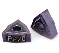 Пластина сменная шестигранная WNMG 060404-EF PP20 ломаный треугольник Русский Инструмент ri.367.104