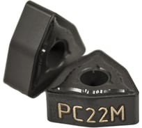 Пластина сменная шестигранная WNMG 060408-OP PC22M ломаный треугольник Русский Инструмент ri.367.136