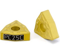 Пластина сменная шестигранная WNMG 080408-DF PC25C ломаный треугольник Русский Инструмент ri.367.101