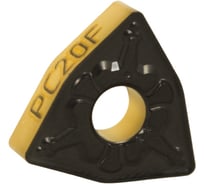 Пластина сменная шестигранная WNMG 080412-MT PC20F ломаный треугольник Русский Инструмент ri.367.162