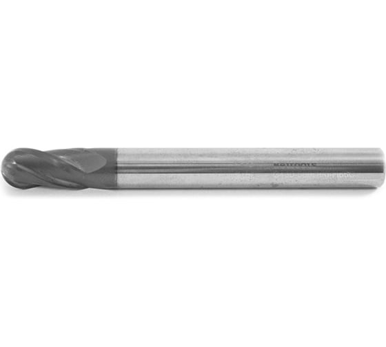 Фреза концевая сферическая твердосплавная Русский Инструмент 8х16х75 R=4 H65C Z=4 ц/х G430-080.160-H65C ri.395.171 1