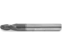 Фреза концевая сферическая твердосплавная 5х10х50 R=2,5 H55C Z=4 ц/х dхв=6мм G430-050.100-H55C Русский Инструмент ri.395.162