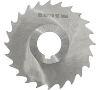 Фреза отрезная 100х1,6х27 Z=24 тип 3 со ступицей и ш/п HSS ГОСТ 2679-93 Beltools ri.174.2133
