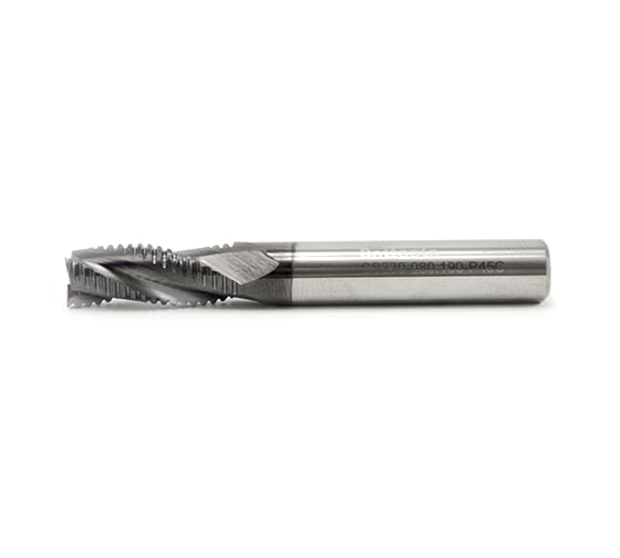 Фреза концевая Русский Инструмент твердосплавная 8х19х60 P45C Z=3 ц/х стружкоразделительные канавки CS330-080.190-P45C ri.192.351 1