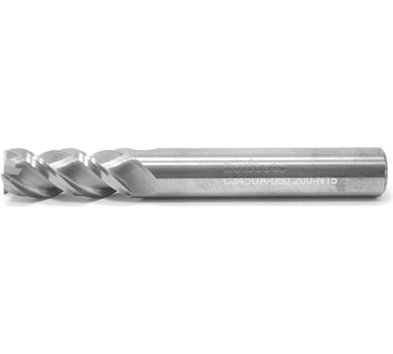 Фреза концевая Русский Инструмент твердосплавная 8х20х60 N15 Z=3 ц/х неравномерный шаг зубьев C345UA-080.200-N15 ri.313.5 1