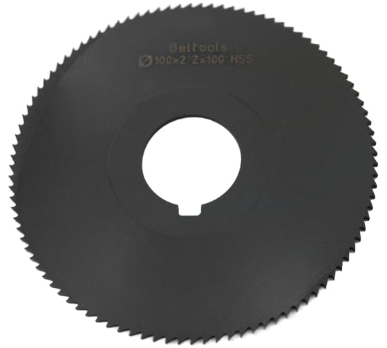 Фреза прорезная Beltools 100х2х27 Z=100 тип 1 со ступицей и ш/п HSS Nit ГОСТ 2679-93 ri.174.2376 1