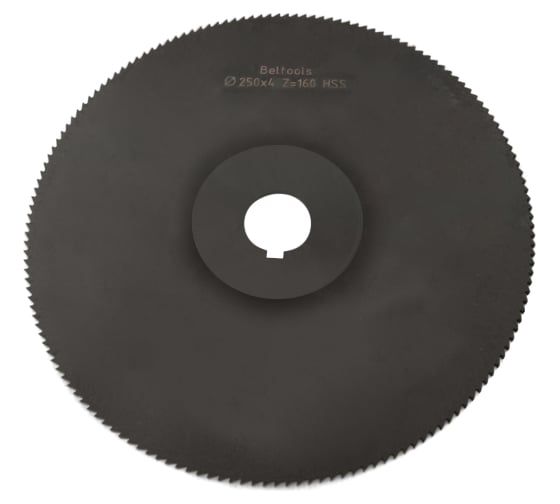 Фреза прорезная Beltools 250х4х32 Z=160 тип 1 со ступицей и ш/п HSS Nit ГОСТ 2679-93 ri.174.2464 1