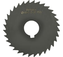 Фреза прорезная 80х5х22 Z=32 тип 2 без ступицы, с ш/п HSS Nit ГОСТ 2679-93 Beltools ri.174.2278