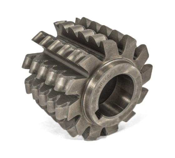 Фреза червячная для зубьев звездочек Beltools t=8 dр=5 B Р6М5 (2523-0132) 63x50x27 (2гр.36 мин.) 3911 Z=12 исп2 ri.188.120 1