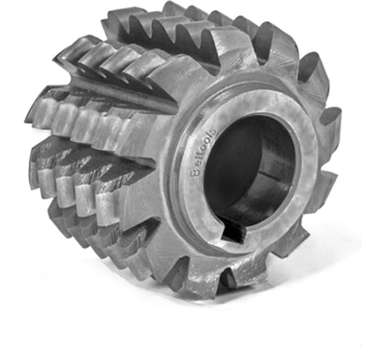 Фреза червячная для зубьев звездочек Beltools t=9,525 dр=6 B Р6М5 (2523-0035) 71x56x27 (2гр.45 мин.) 4162 Z=12 исп1 ri.188.125 1