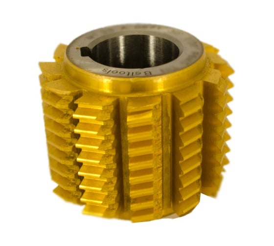 Фреза червячная для шлицевых валов Beltools М1,25 A Р6М5 2520-0671 30гр. (1гр.31 мин.) 50x40x22 мм износостойкое покрытие тип 2 ГОСТ 6637-80 ri.186.125 1