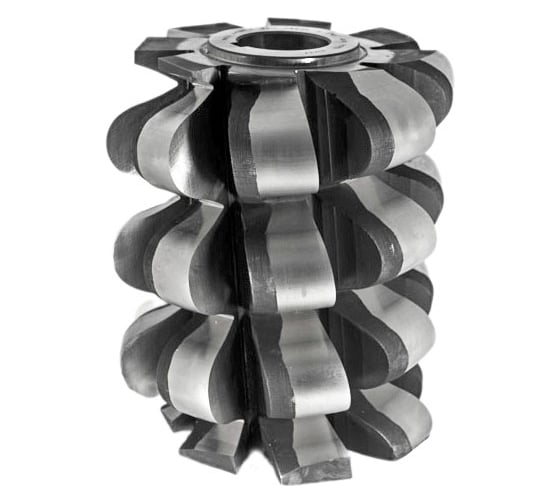 Фреза червячная для зубьев звездочек Beltools t=76,2 dр=47,63 B Р6М5 (2523-0053) 236x280x60 (7гр.45 мин.) 4199 Z=8 исп1 ri.188.117 1