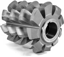 Фреза червячная для зубьев звездочек t=44,45 dр=27,94 B Р6М5 (2523-0148) 160x180x50 (6гр.17 мин.) 3739 Z=9 исп2 Beltools ri.188.108