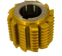 Фреза червячная для шлицевых валов М1,5 A Р6М5 2520-0672 30гр. (1гр.37 мин.) 56x45x22 мм износостойкое покрытие тип 1 ГОСТ 6637-80 Beltools ri.186.126