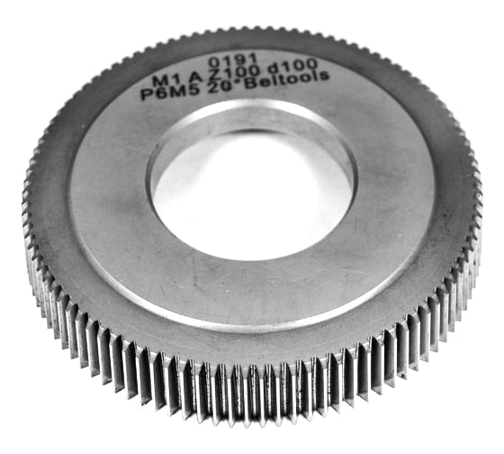 Долбяк дисковый Beltools М1, Z=100, А, Р6М5, dо=100мм, (2530-0191), 20гр, dпос=44,45мм ri.100.317 1